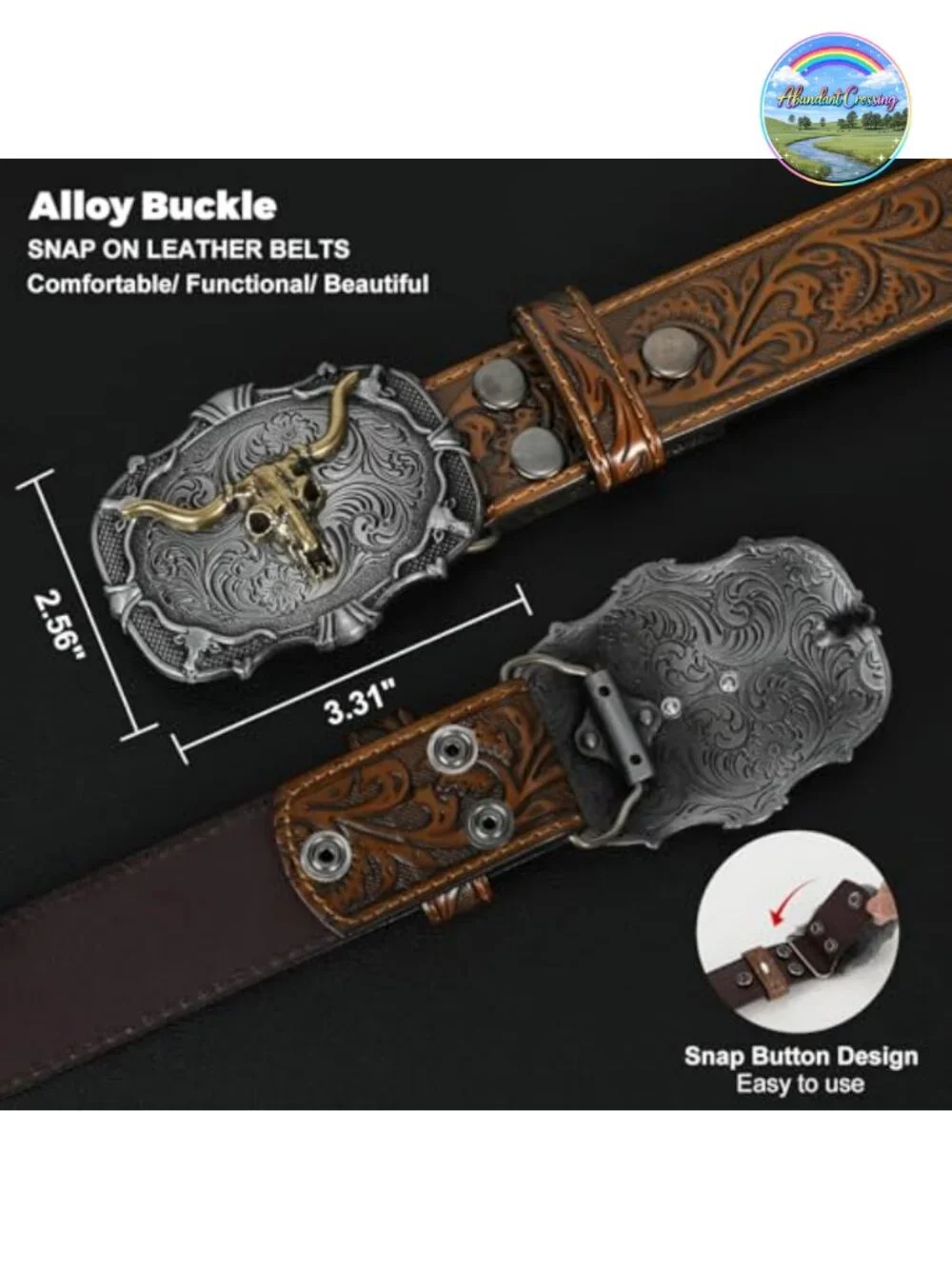 N/A western leather